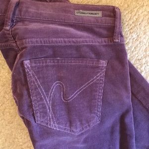 Citizens of Humanity Purple Avedon Cords
